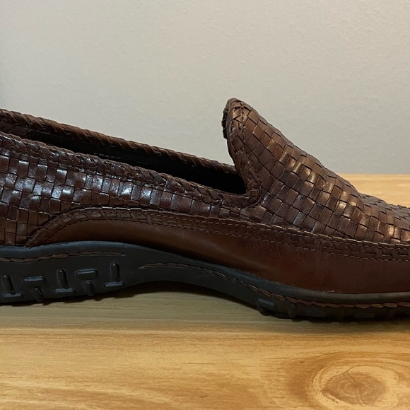 Cole Haan Brown Flats Loafers with Rounded Toe - Picture 11 of 12